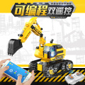 HOSHI 580PCS Block Excavator Car 2.4GHz APP control Program Truck Model Building Blocks Boys Birthday Gifts Toys For Children